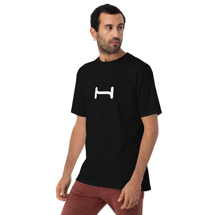 Camiseta premium pesada para hombre