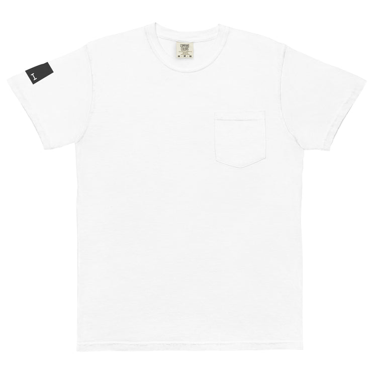 Unisex garment-dyed pocket t-shirt