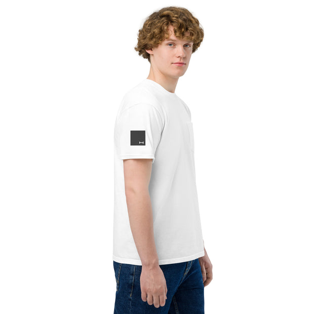 Unisex garment-dyed pocket t-shirt